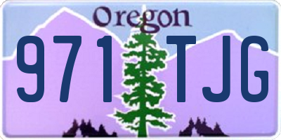 OR license plate 971TJG