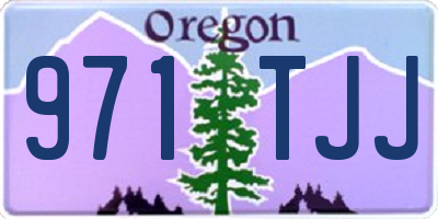 OR license plate 971TJJ