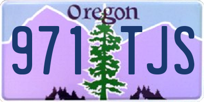 OR license plate 971TJS