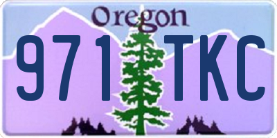 OR license plate 971TKC