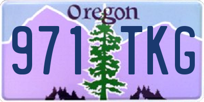 OR license plate 971TKG