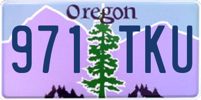 OR license plate 971TKU