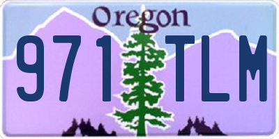 OR license plate 971TLM