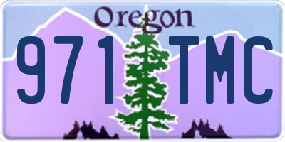 OR license plate 971TMC