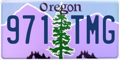 OR license plate 971TMG