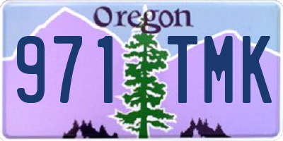 OR license plate 971TMK