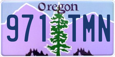 OR license plate 971TMN