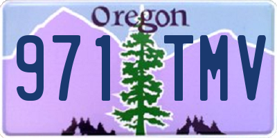 OR license plate 971TMV