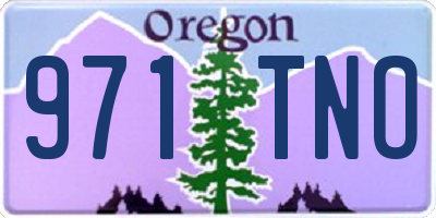 OR license plate 971TNO