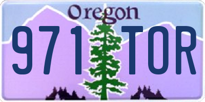 OR license plate 971TOR