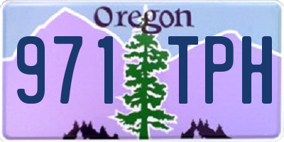 OR license plate 971TPH