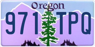 OR license plate 971TPQ
