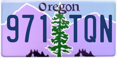 OR license plate 971TQN