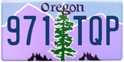 OR license plate 971TQP