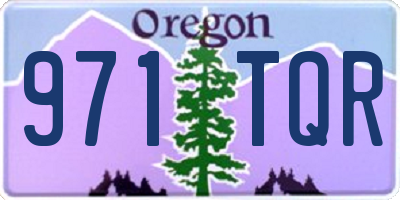 OR license plate 971TQR