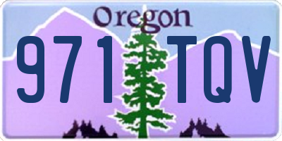 OR license plate 971TQV