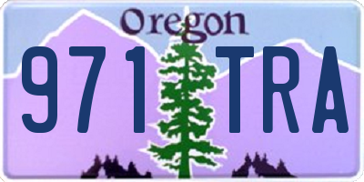 OR license plate 971TRA