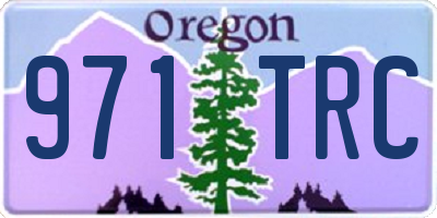 OR license plate 971TRC