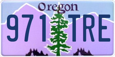 OR license plate 971TRE
