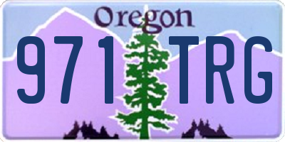 OR license plate 971TRG