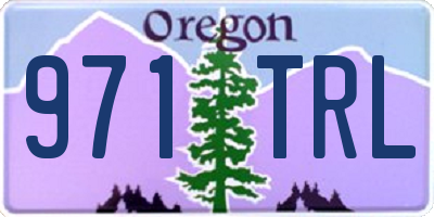 OR license plate 971TRL