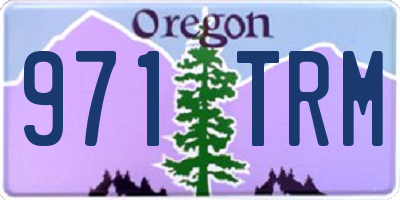 OR license plate 971TRM