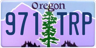 OR license plate 971TRP