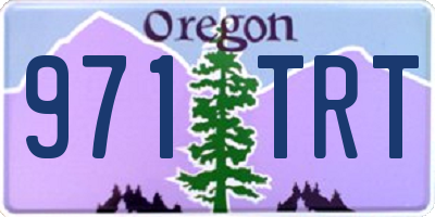 OR license plate 971TRT