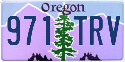 OR license plate 971TRV