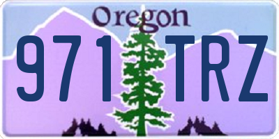 OR license plate 971TRZ