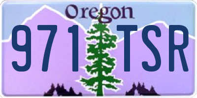 OR license plate 971TSR