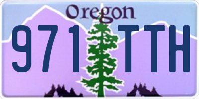 OR license plate 971TTH