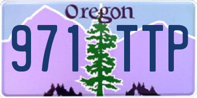 OR license plate 971TTP