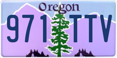 OR license plate 971TTV