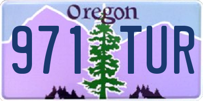 OR license plate 971TUR