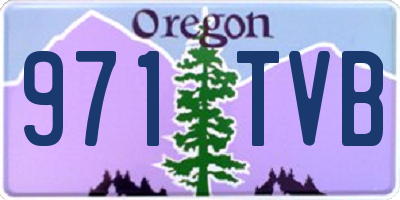 OR license plate 971TVB