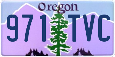 OR license plate 971TVC