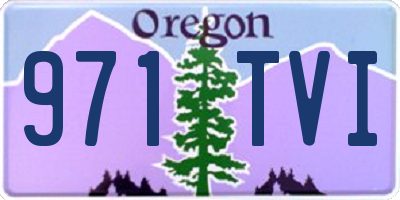 OR license plate 971TVI