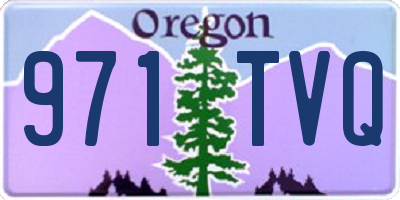 OR license plate 971TVQ