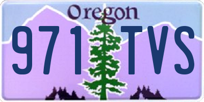 OR license plate 971TVS