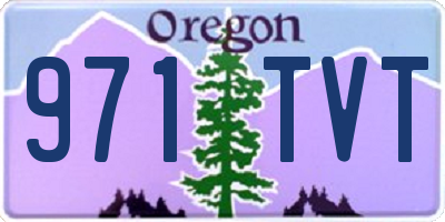 OR license plate 971TVT