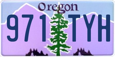 OR license plate 971TYH