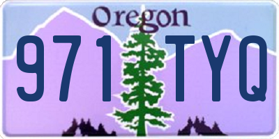 OR license plate 971TYQ