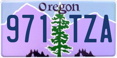 OR license plate 971TZA