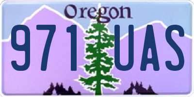 OR license plate 971UAS