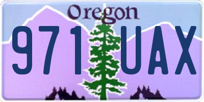 OR license plate 971UAX