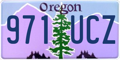 OR license plate 971UCZ