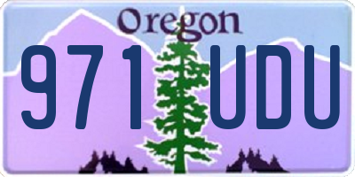 OR license plate 971UDU