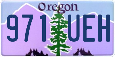 OR license plate 971UEH
