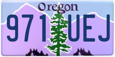 OR license plate 971UEJ